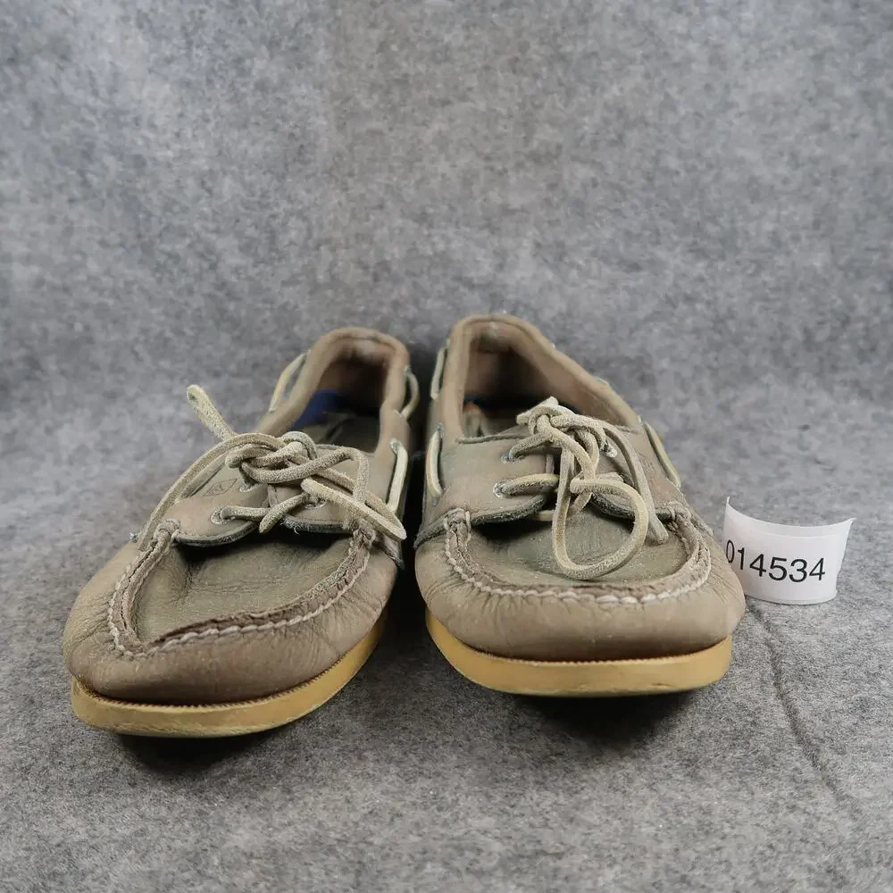 Sperry Boat Shoes Mens 10.5 Casual Leather Moc Toe 2 Eye Dock Sneaker Classic